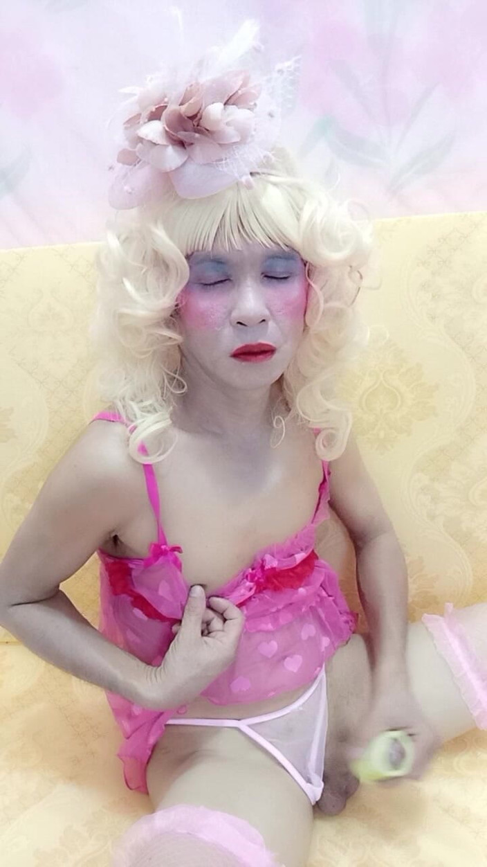 nguyen dang thien tri: Shemale Hruška nosí Sexy Porno Crutch Selfie