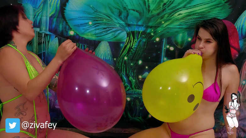 Ziva Fey: Ziva Fey - Ziva i Jurnee cios w balon popowy