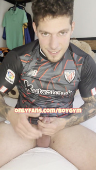 Football Player No Hands Cum