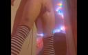 Lizzaal ZZ: Fucking My Dildo Standing Against the Wall Filmed From Floor...