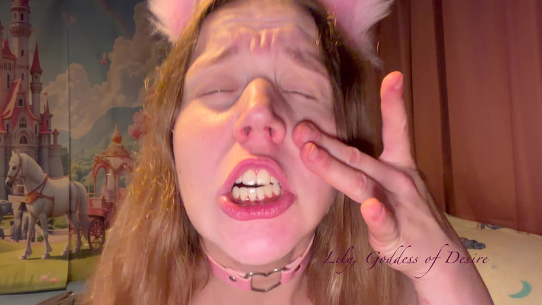 Lily, Goddess of Desire: Ahegao, Urocza Anime Dziewczyna Z Uszkami I Obróżką Ma Wiele...