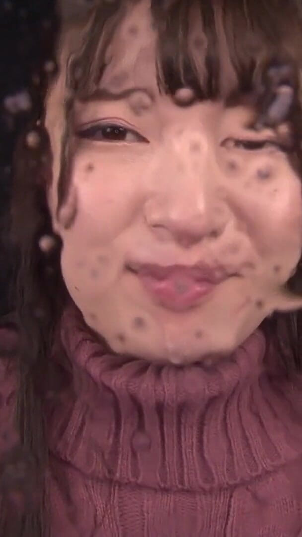 Japan Fetish Fusion: 神坂芽衣があなたの顔を舐める - 口のフェチ - 日本の唾液