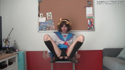 RosalinaxGirl: Crossdress cosplay Haruhi - cadeira de prazer
