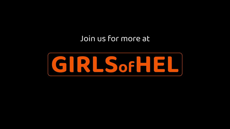 Girls of Hel: สาวขี้ระคายถูกมัดแล้วถูกเย็ดให้แตก - เธอพยายามกลั้นหัวเราะไม่ไหว
