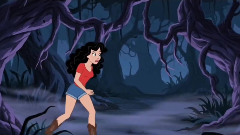 Octopussy Lovers Club: Student Girl Enjoys Sex in an Camp. Cartoon Horror Parody