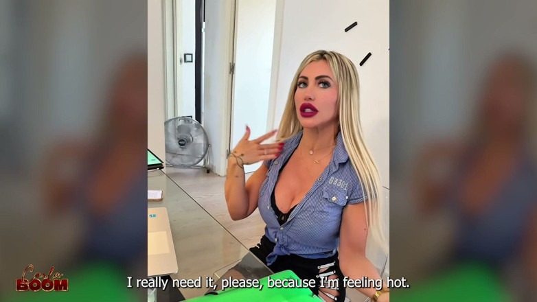 Carla Boom: Secretary Gets Her Boss to Fuck Her in the Office...