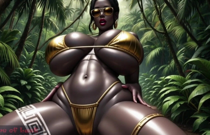 Game of Lust 3D: Gol Awek Afrika Yang Bertetek besar Menari Dalam Hutan