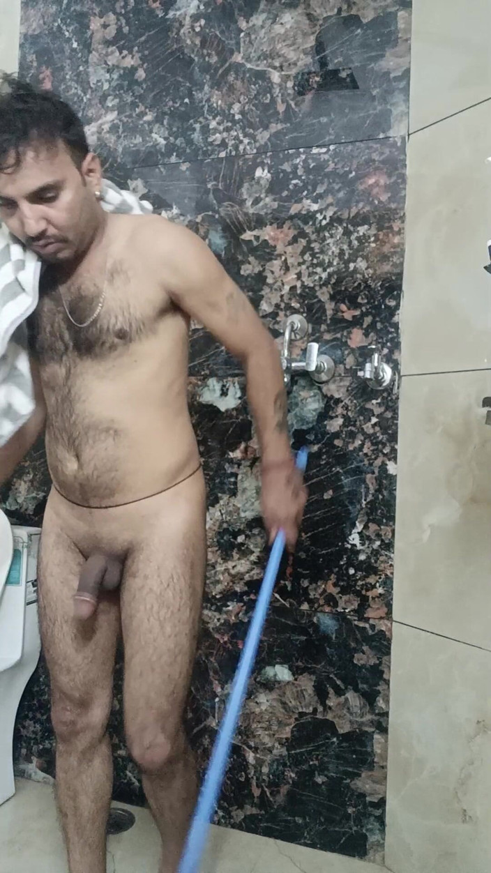 Rajasthani-old-lover: Indiano homem sexo e show chuveiro sapato e mastertação