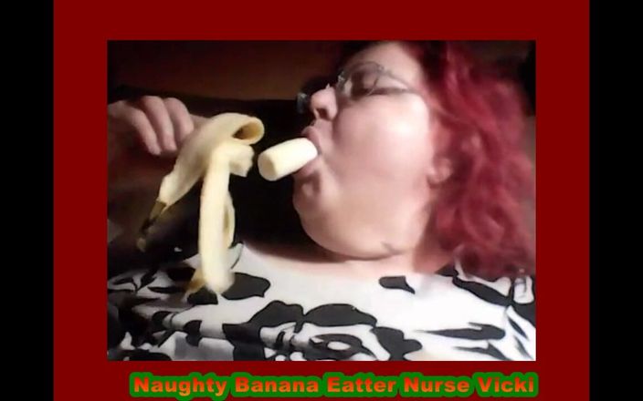 BBW nurse Vicki adventures with friends: Stoute bananeneter verpleegster Vicki