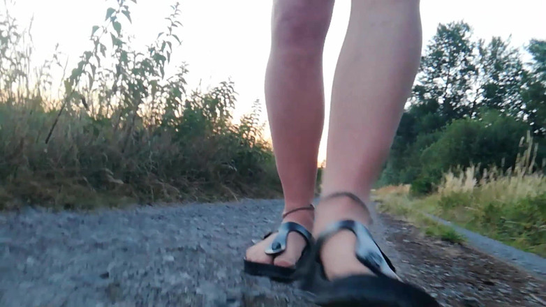 Carmen_Nylonjunge: Nylonjunge ve Světlých punčochách a Birkenstocks