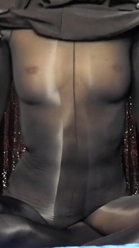 Worshipping My Encased Tits