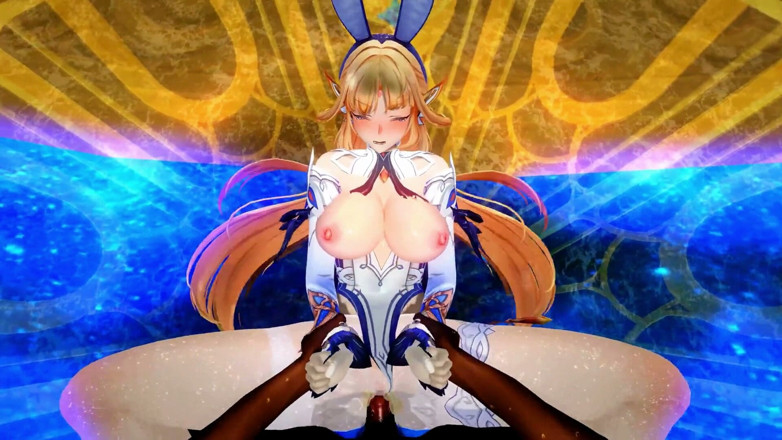 NSFWOtaku: Genshin impact - hony nicole ntr scena di sesso - 3D Hentai Animations