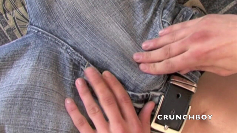 Crunch Boy: 자지와 엉덩이를 보여주는 스트레이트 쇼