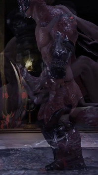 Lustvolle Kombat 3 - Shao Kahn XXX Kano Szene
