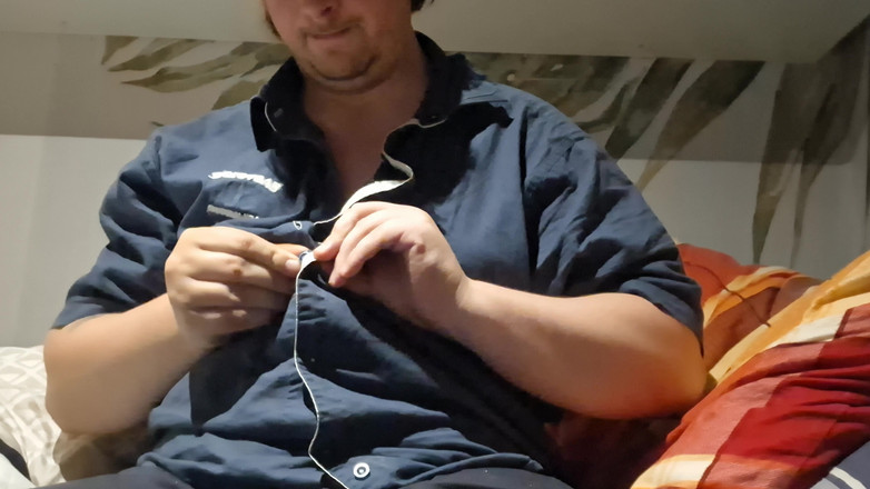 Gibbymarcel: Fat Boy Man Jerks off and