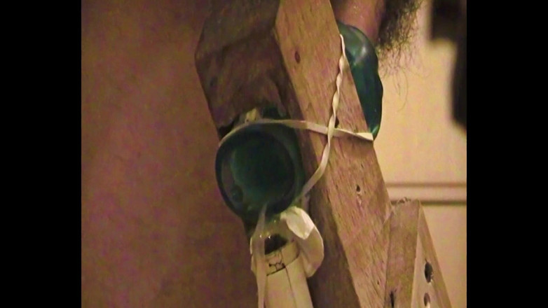 Mark Hannes: Masturbace vánočního standu Fleshlight Stand šukání