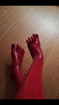 Shiny Red Latex
