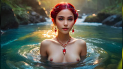 LustRender: 21 nahé obrázky nejkrásnějších elf dívek na sobě Red Diamond...