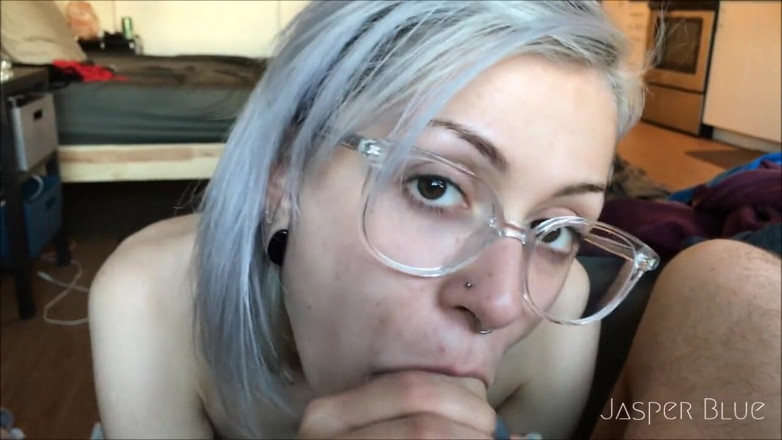 Jasper Blue: Stepdaughter eats Dadd'ys cum
