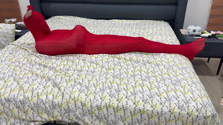 Asian foot goddess: Mumificare în ciorapi Înveliș cu robie completă a corpului