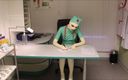 Latex-Desire: Sjuksköterskan Nelli knullar sig på jobbet