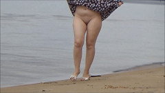 RedRoseRus: Red Rose - Culo grosso sulla spiaggia