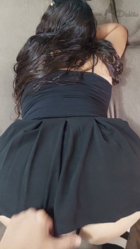 I Saw My Stepsister in a Miniskirt and Couldn't Resist Rubbing Against Her Panties Until They Stained