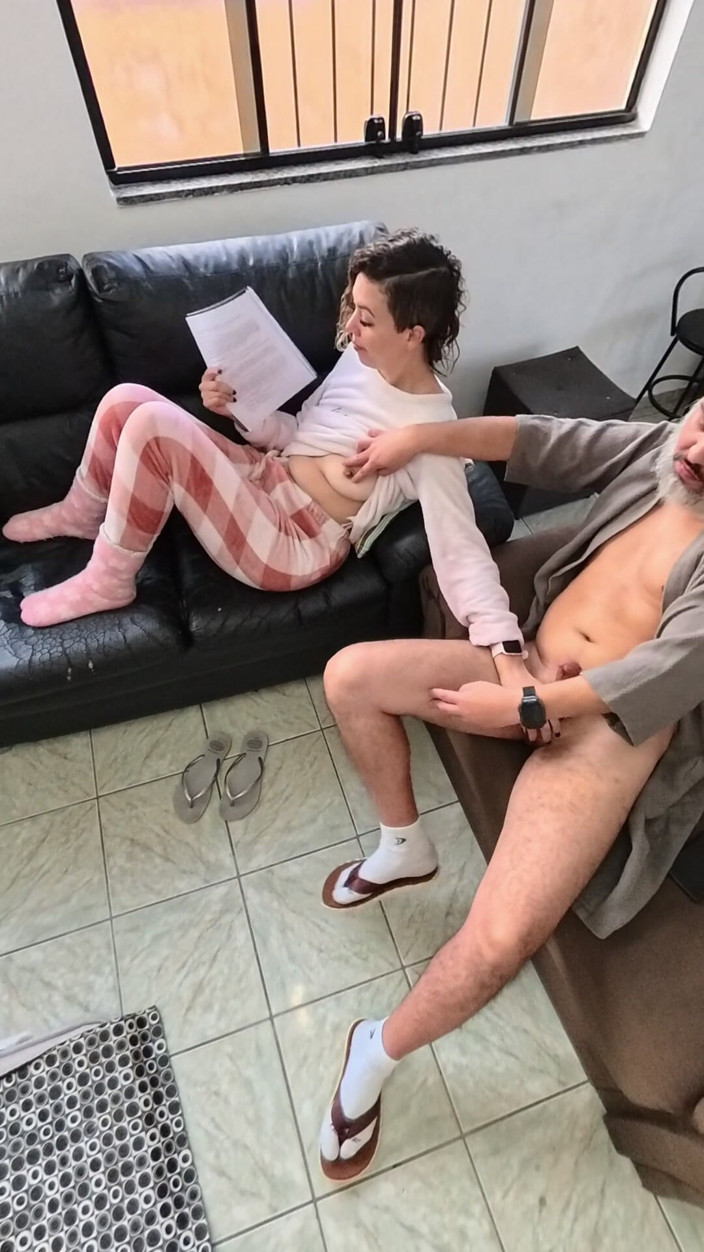Gabi SweetCouplesStories: She Knows How to Help with Masturbation and Swallows It...