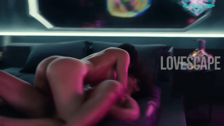 Lovescape: 네온룸에서 자지를 타는 핫한 아시아 소녀(ai Gen)