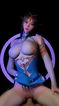Reine de la séduction : la déesse animée non enchaînée - animation 3D hentai
