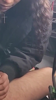 Mocha la mulata和damaon的汽车口交