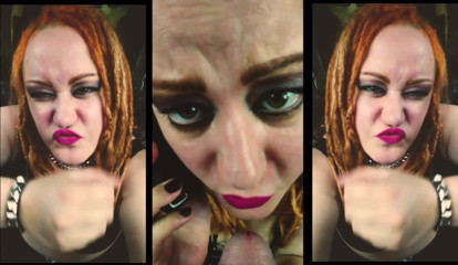 Campsissyboi: Talking to her boyfriend on the phone while she sucks...