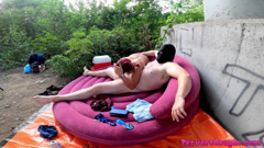 Pervert Couple: Outdoor fucking hard and long time