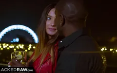 BLACKEDRAW Busty babe gets BBC on a crazy night