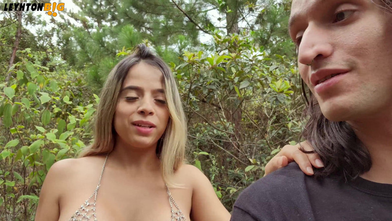 Leyton Big: Sex im wald mit der erstaunlichen Annie Marin zu haben