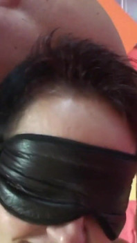 Horny Blindfolded Cheval Double Fucked