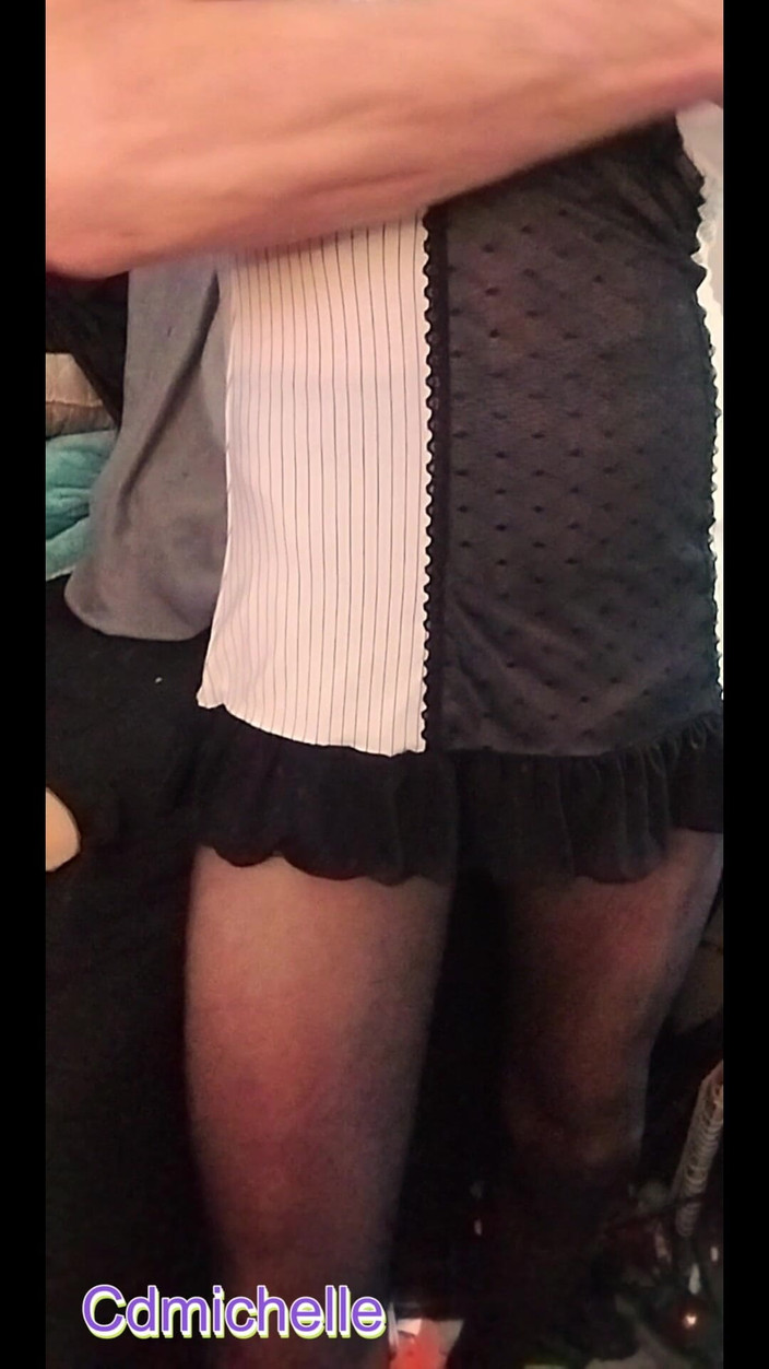 Crossdressers Cd Michelle wearing sexy lingerie: Cdmichelle Bär Strumpbyxor