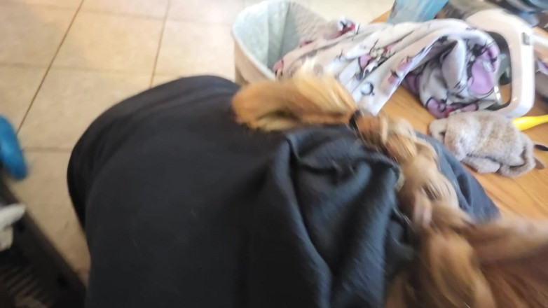 Mama_Foxx94: A Quick Clip of Us Fooling Around in the Kitchen