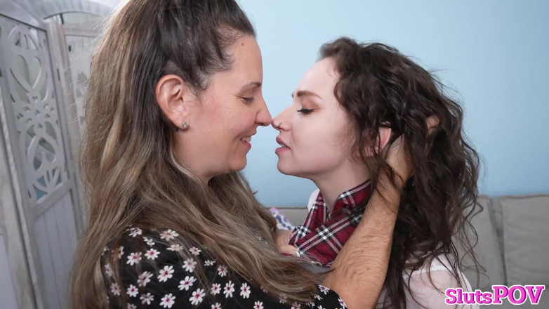 Slut Inspection: Lekce cuckquean: POV děvka studentka Hazel Paige