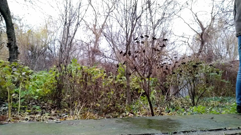 OurFetishLife: 丰满的继母再次在街上撒尿取悦她的继子