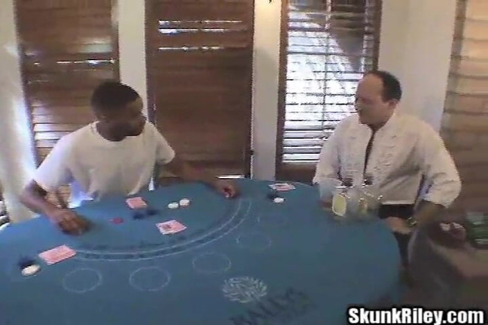 Skunk Riley: Poker Debt Hubby Wife Fucked by Big Black Dick in...
