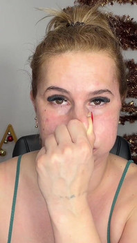 Halten sie meinen atem und hol mein gesicht rot