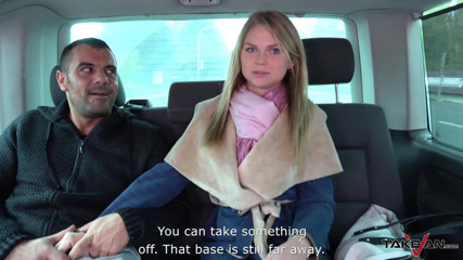 Take Van: Stranger offers a ride to cute lost blonde and fuck...