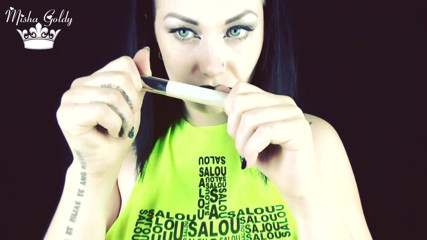 Goddess Misha Goldy: ASMR! Sounds of cosmetics