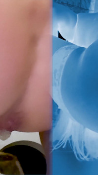 Sperma Dikuras 8. Tante seksi perancis menguras sperma di kamar mandi! Desain X-ray.