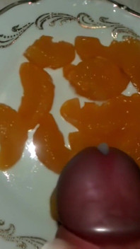 Komm auf saftiges orange