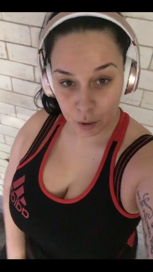 Anastasia Lux: Working Out at the Gym... Cardio Before Weights and Yes...