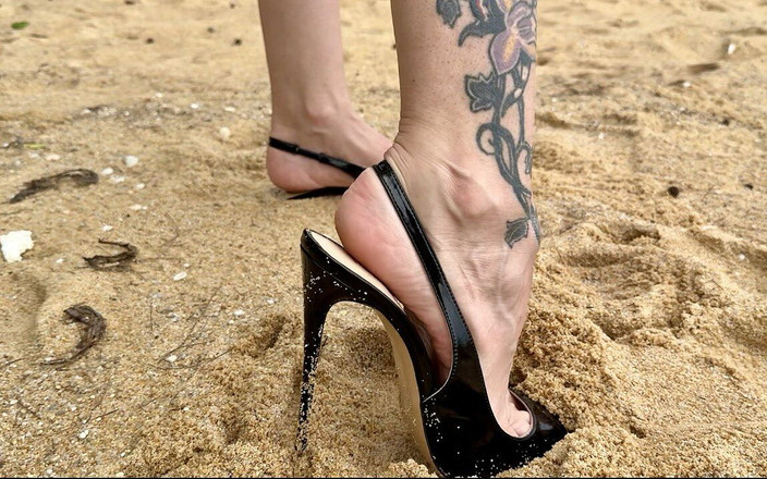 Julia domaina: Sepatu hak tinggi stiletto klasik hitam tanpa punggung, sepatu hak...