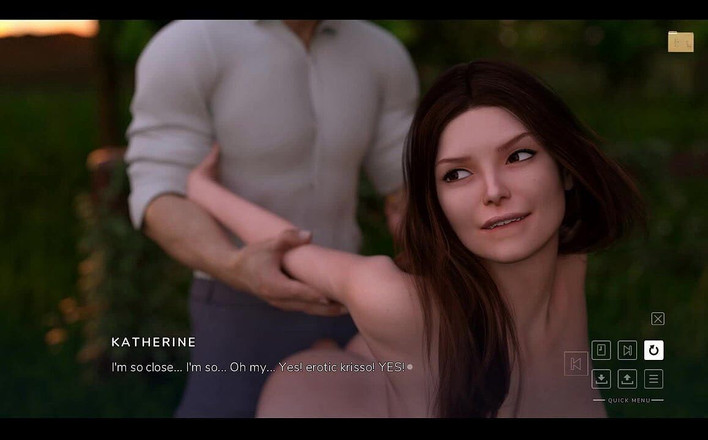 EroticKrisso: Délivrance, une femme sexy se fait baiser dans la nature...