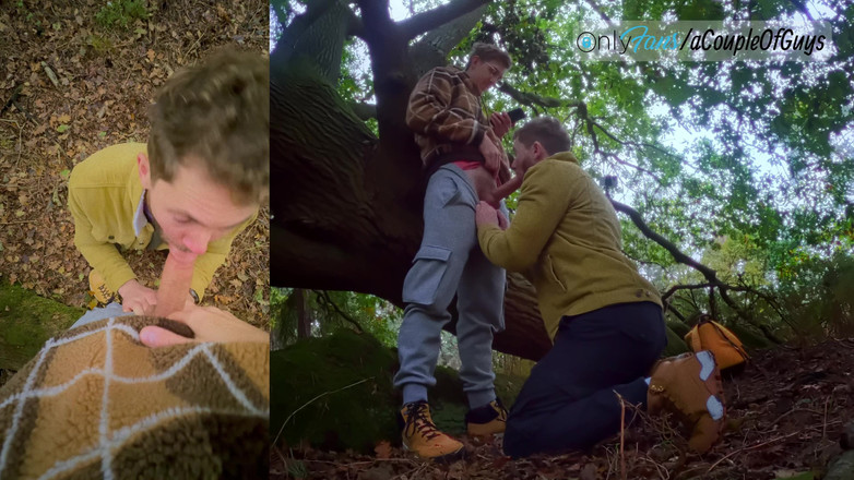 ACoupleOfGuys: Parkta sinsi oral seks